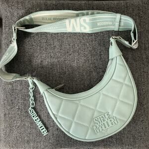NEW Steve Madden Bandre 2 Frosty Green Quilted Crossbody Bag